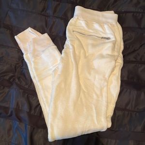 Shadow Hill cream waffle knit lounge pants